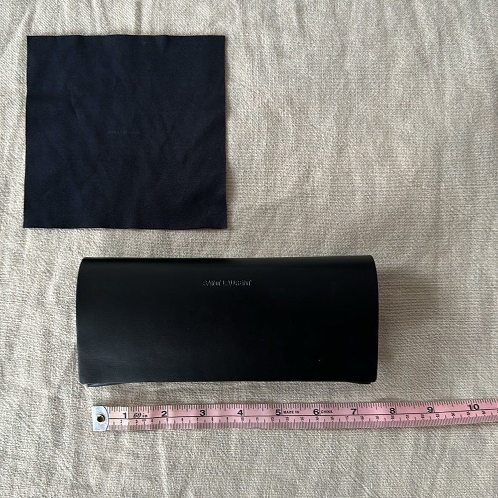 YSL BLACK SUNGLASS CASE - Picture 2 of 10